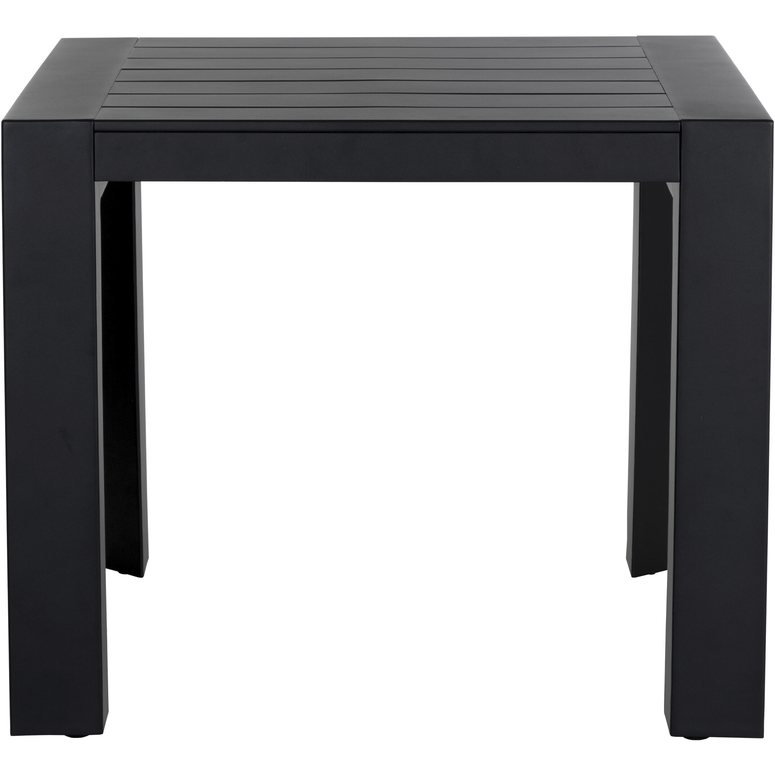 Merano 37 X 30 inch Black Outdoor Dining Table